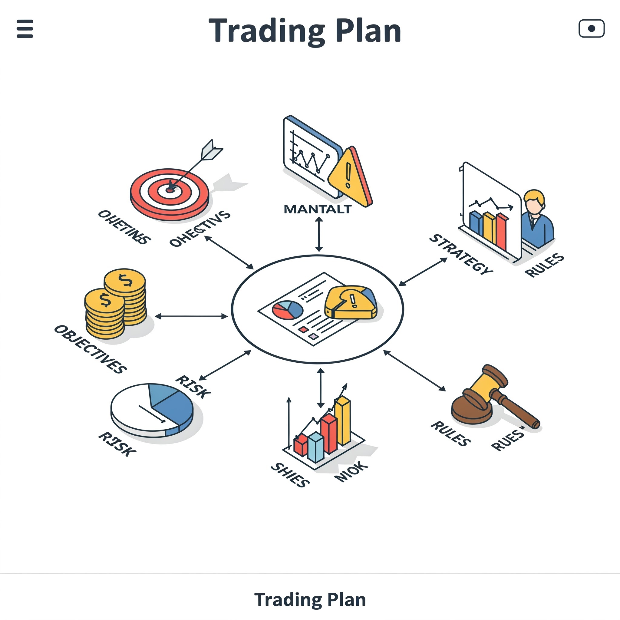 Checklist o mapa mental de un Plan de Trading